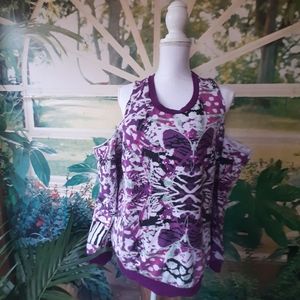 💙Rocawear cold shoulder sweater